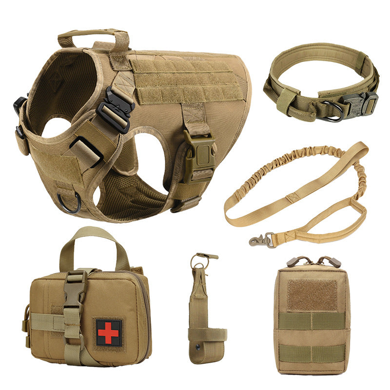 Tactical Dog Training Vest Set