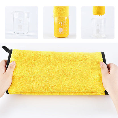 Grey and Yellow Pet Bath Towels